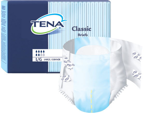 TENA Classic Plus Briefs – Healthwick Canada