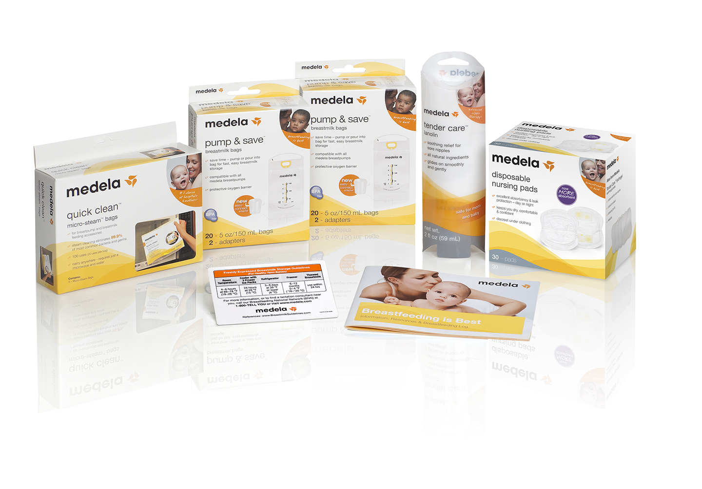 Medela Quick Clean Breast Pump and Accessories Wipes 24count - For