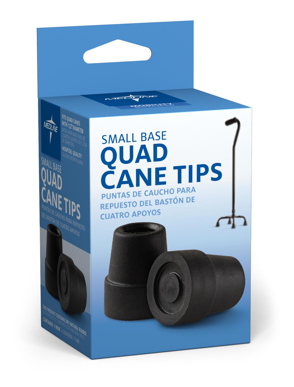 Quad cane tips