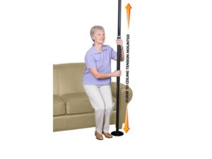 FLOOR TO CEILING STANDER SECURITY POLE