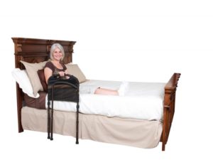 STANDER MOBILITY BED RAIL WITH ORGANIZER POUCH