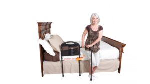 STANDER MOBILITY BED RAIL WITH ORGANIZER POUCH