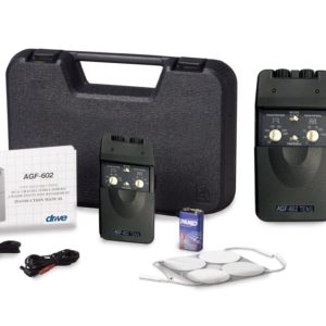 Drive Portable Dual Channel TENS Unit with Timer and Electrodes
