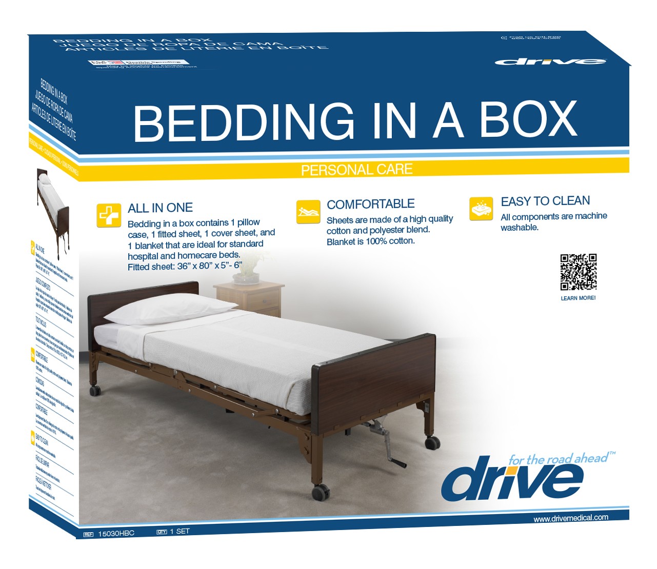 BEDDING IN A BOX PACKAGING