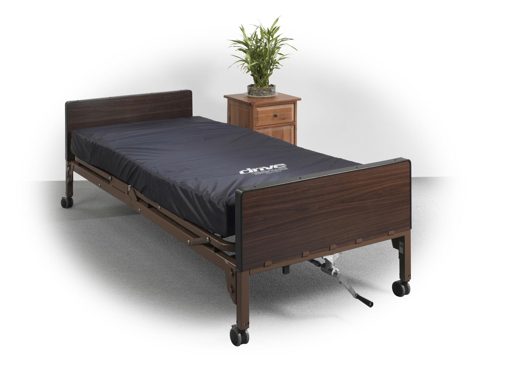 THERAPEUTIC 5-ZONE SUPPORT MATTRESS ON BED