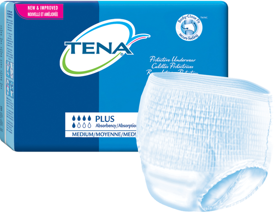 TENA Protective Underwear Plus Absorbency - Corner Home Medical