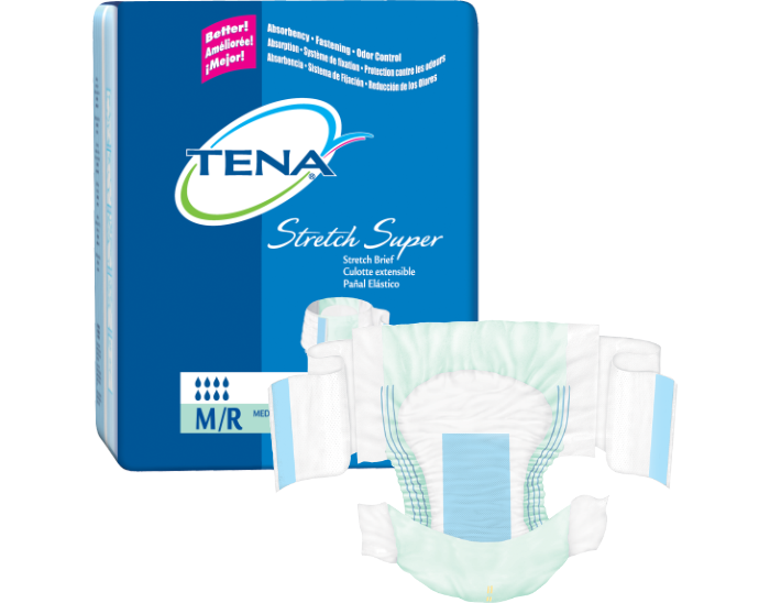 TENA Stretch Super Briefs - Corner Home Medical