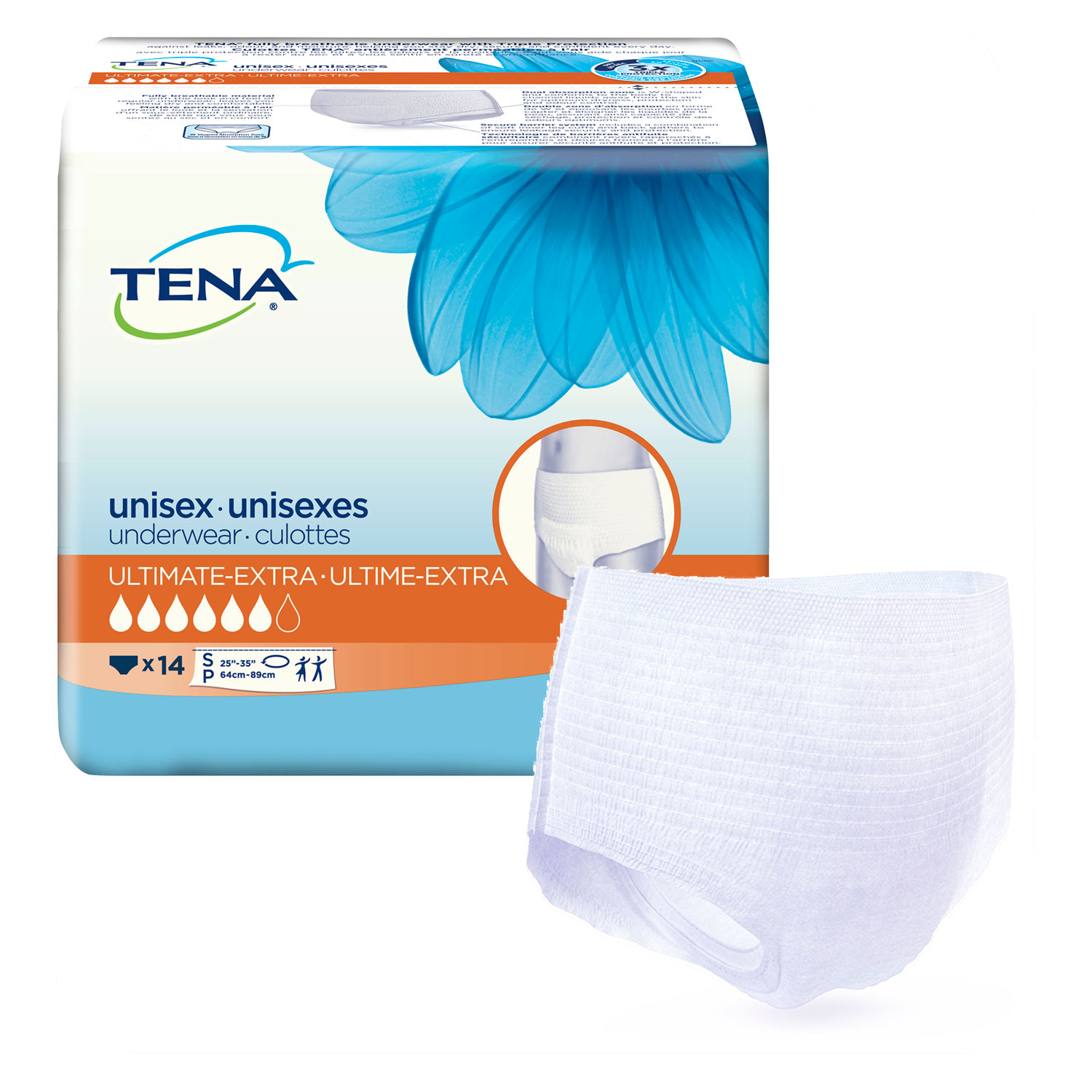  Tena Intimates Incontinence Overnight Underwear for Women, Size  Small / Medium, 16 ct : Health & Household