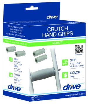 CRUTCH HAND GRIPS - CLOSED STYLE