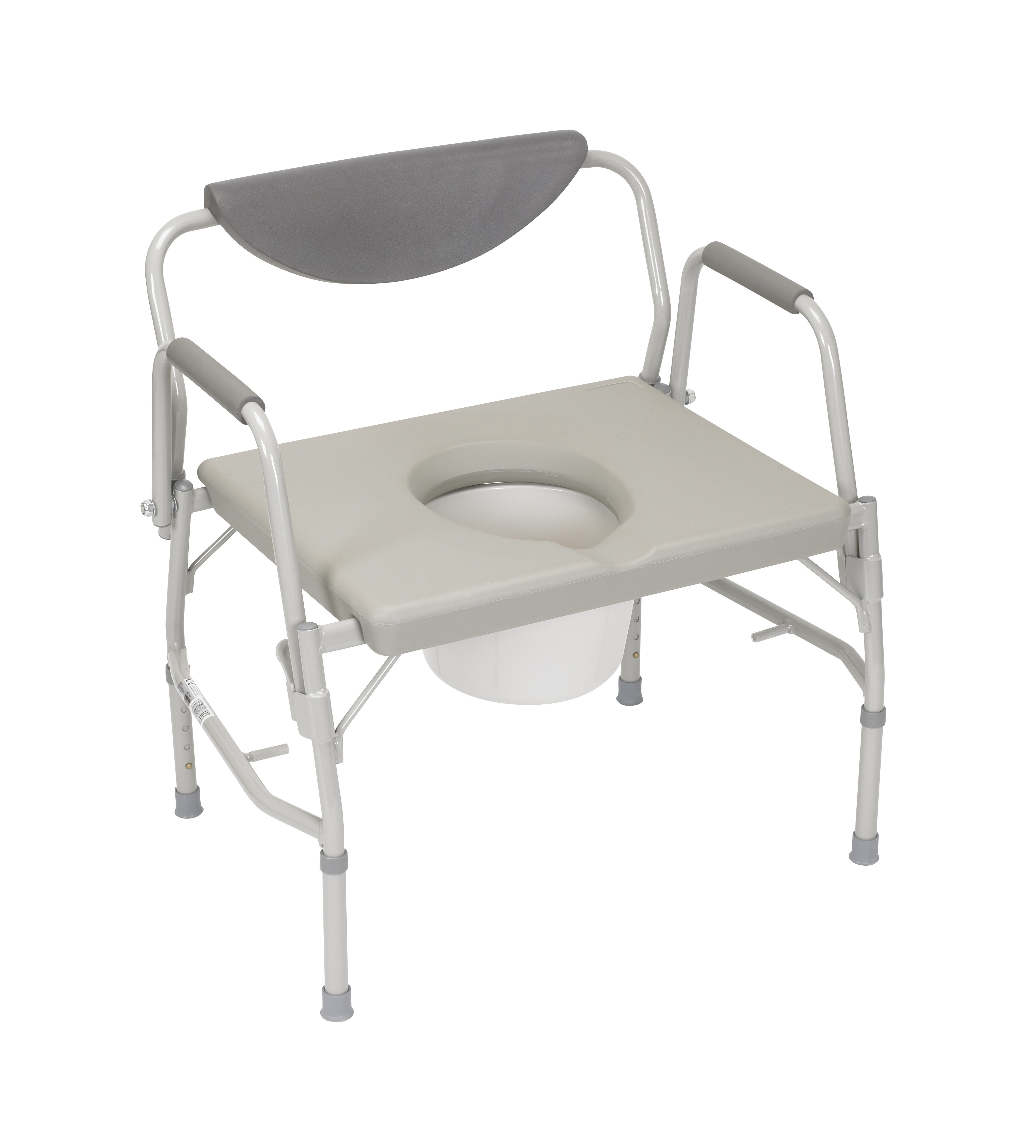 Deluxe Bariatric Folding Commode