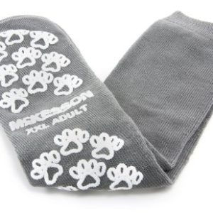 Slipper Socks Adult Gray Adult 2XL
