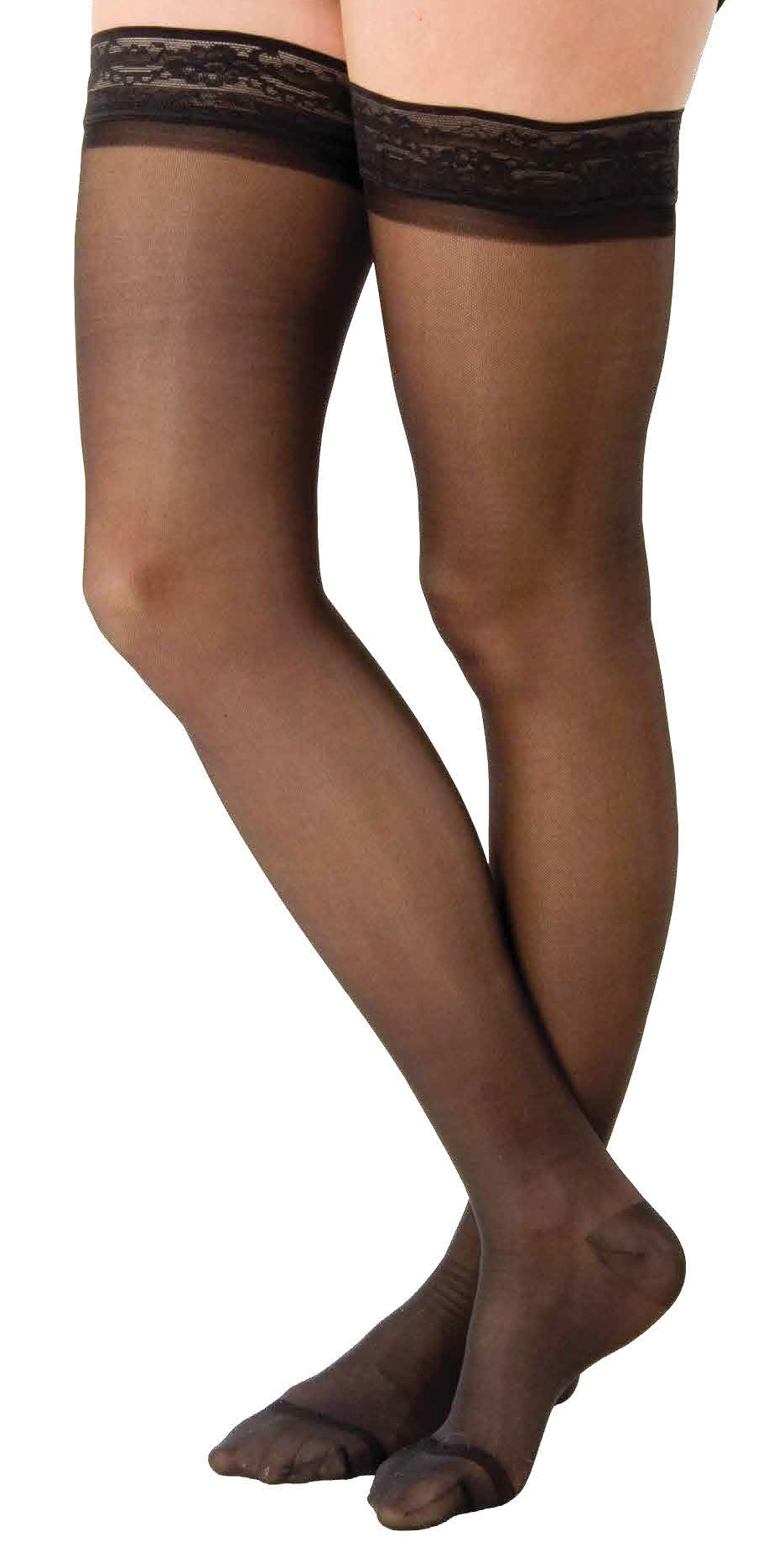 Support Plus Women's Sheer Closed Toe Mild Compression Pantyhose