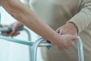 Nurse Assisting Senior Woman with Mobility Walker — Apple Valley, MN — Corner Home Medical