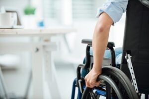 Riding On A Wheelchair — New Hope, MN — Corner Home Medical